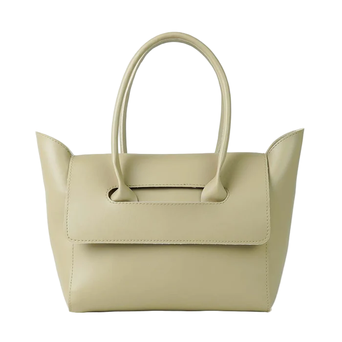 Women’s Beige Faux Leather Handbag