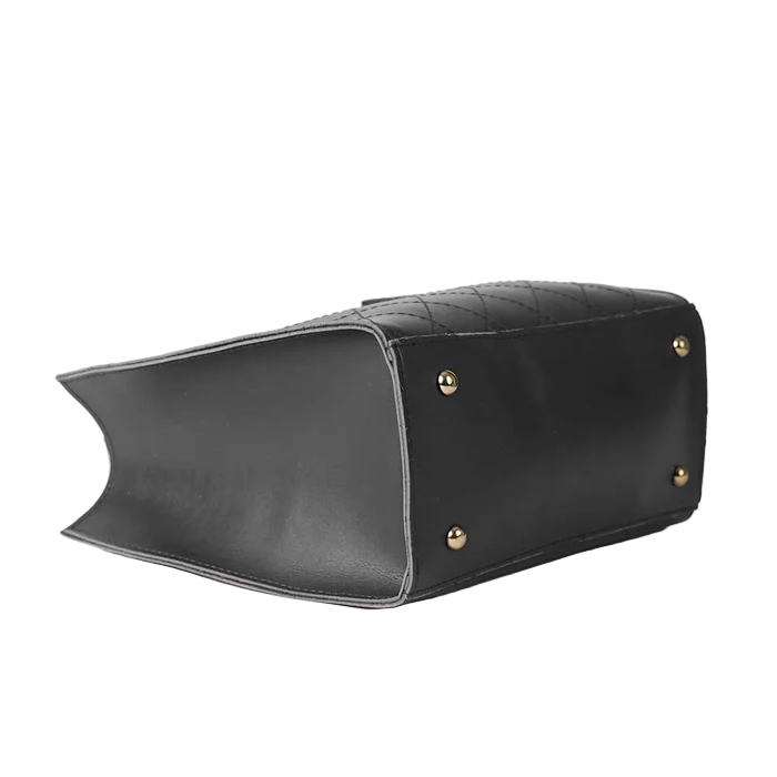 Women’s Black Faux Leather Shoulder Bag