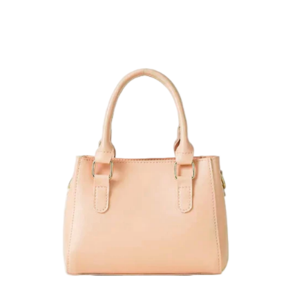Women’s Peach Faux Leather Handbag