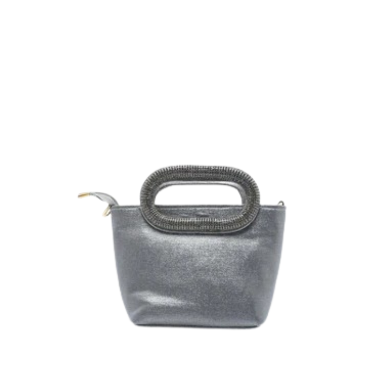 Gray Women Party Handbag