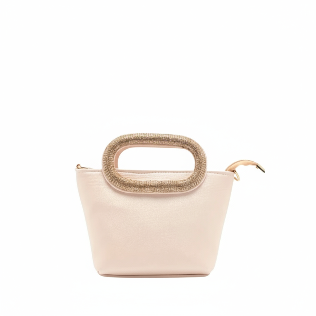 Peach Women Party Handbag