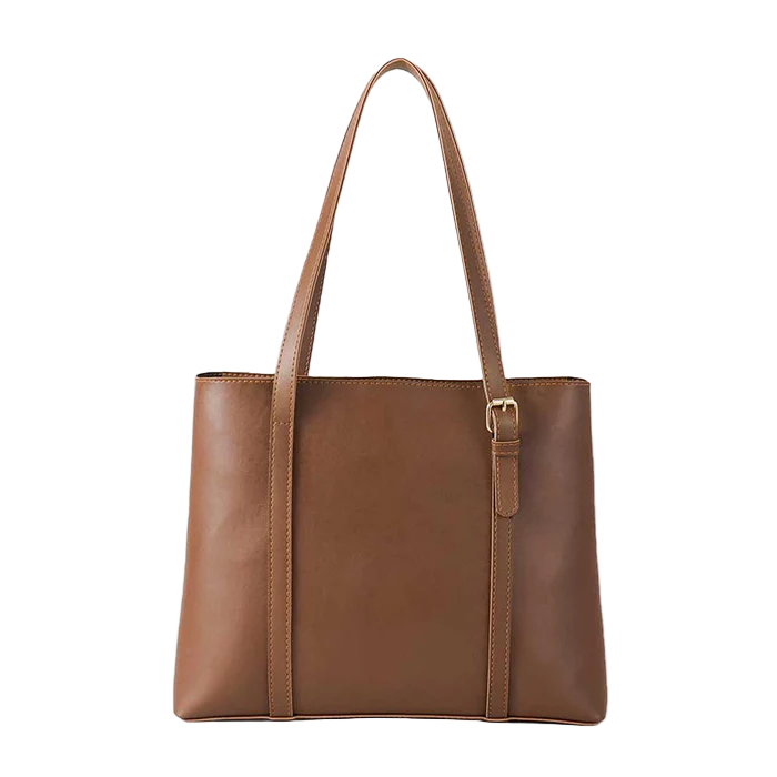 Women’s Brown Faux Leather Shoulder Bag