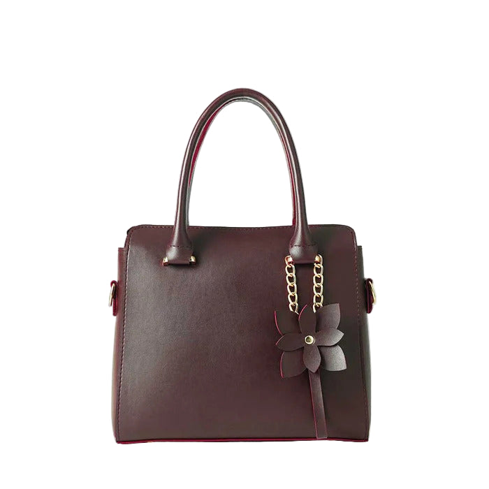 Women’s Maroon Faux Leather Handbag