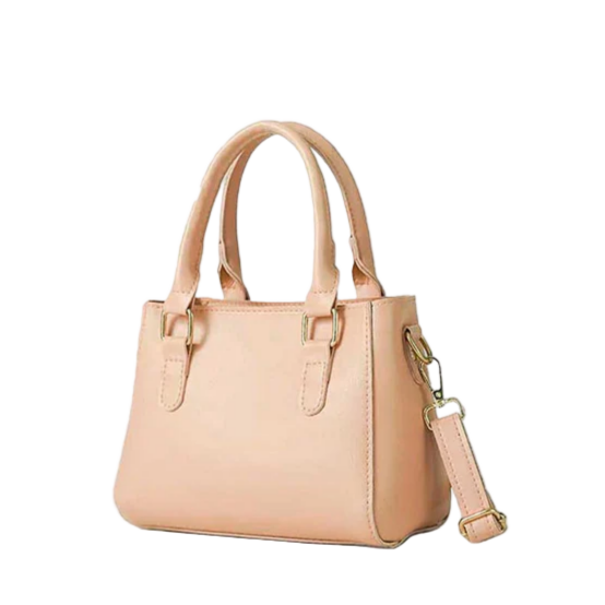 Women’s Peach Faux Leather Handbag