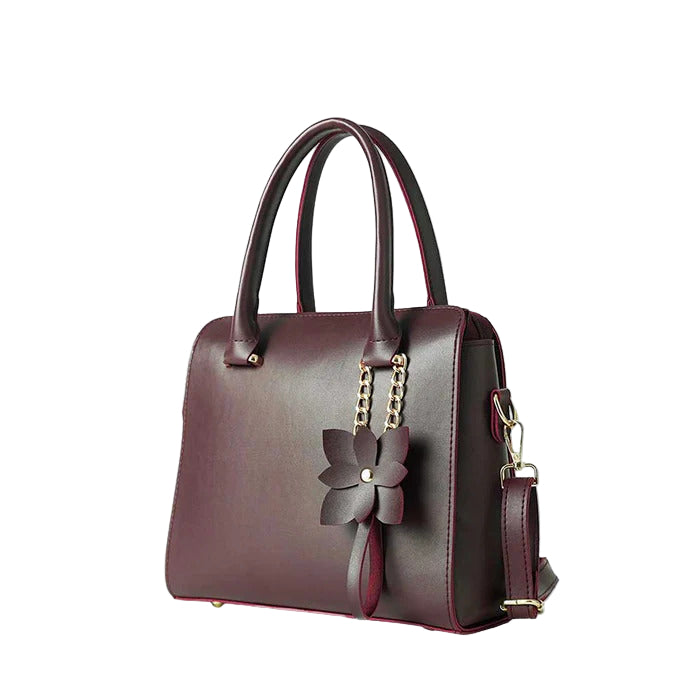 Women’s Maroon Faux Leather Handbag