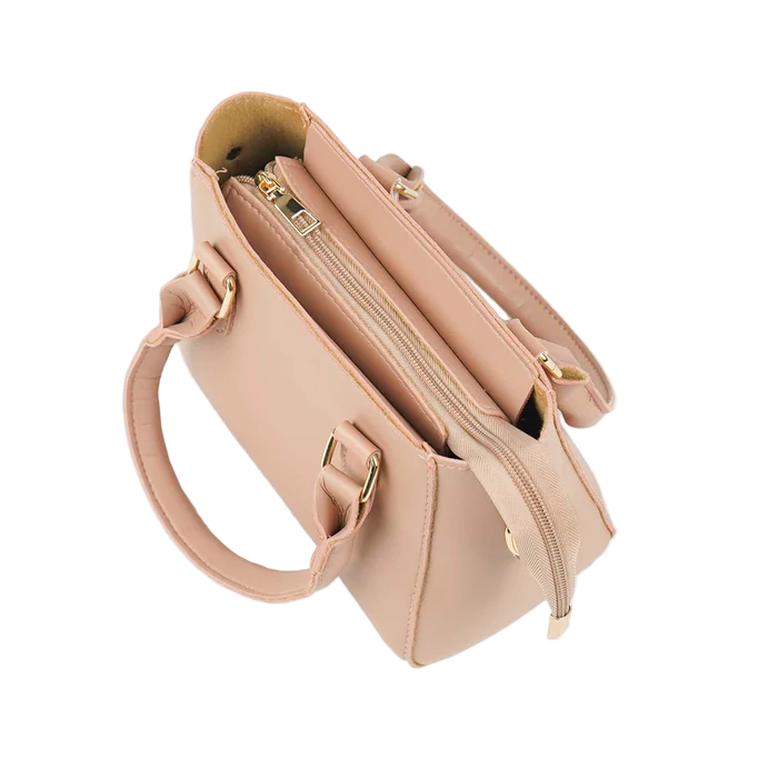 Women’s Peach Faux Leather Handbag